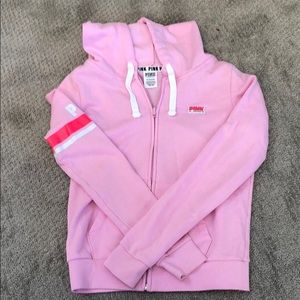 Pink “love pink” hoodie size small